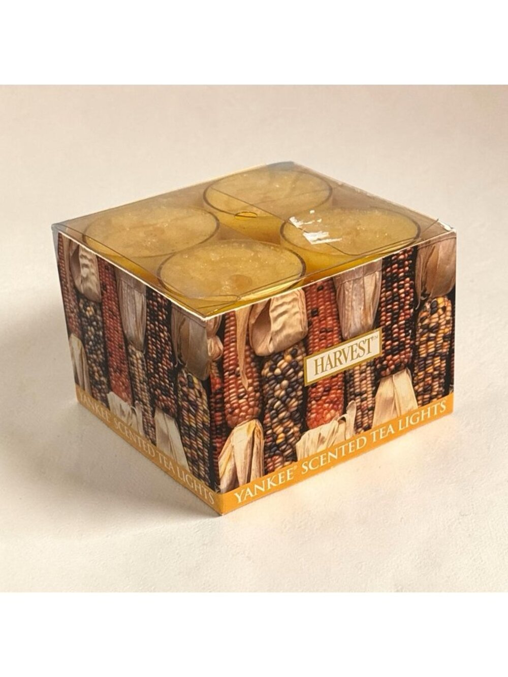 New In Box Yankee Candle HARVEST Scented Tea Light Candles 12 Count RETIRED